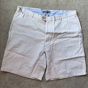 Peter Millar Flat Front Shorts Stone